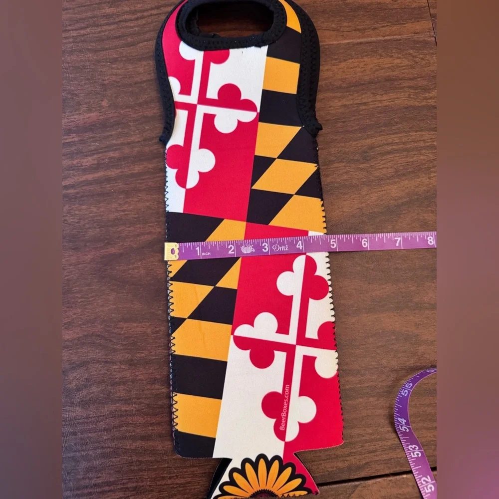 Maryland State Neoprene Wine Tote Holder Small